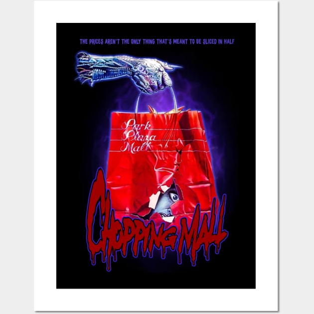 CHOPPING MALL. (1986) Retro Horror. Wall Art by The Dark Vestiary